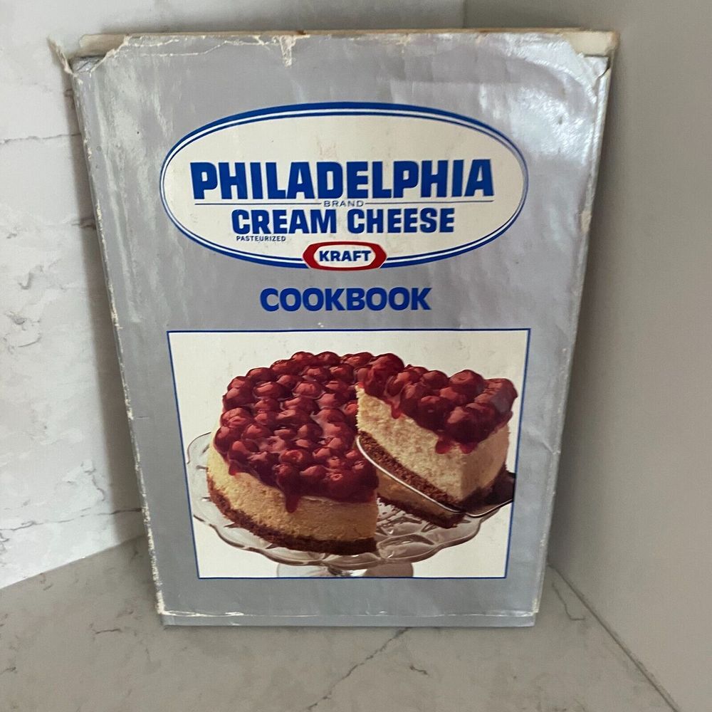 Philadelphia Cream Cheese 1988 Kraft Baking Recipes Hardcover Cookbook